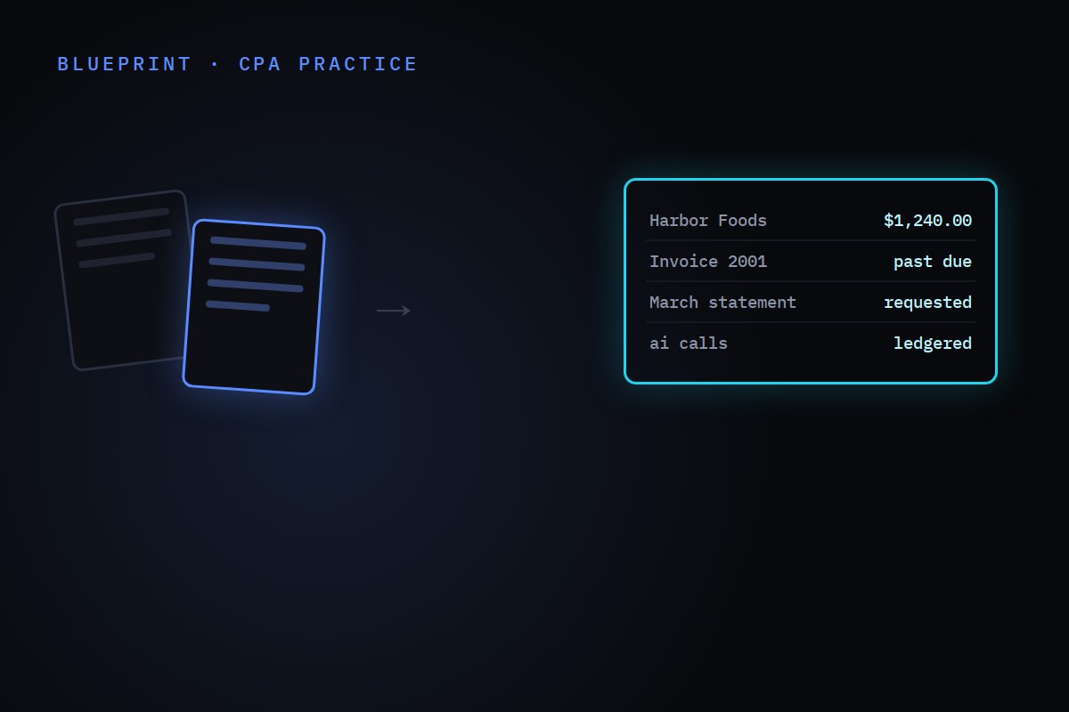 How a CPA practice runs client document collection with AI agents